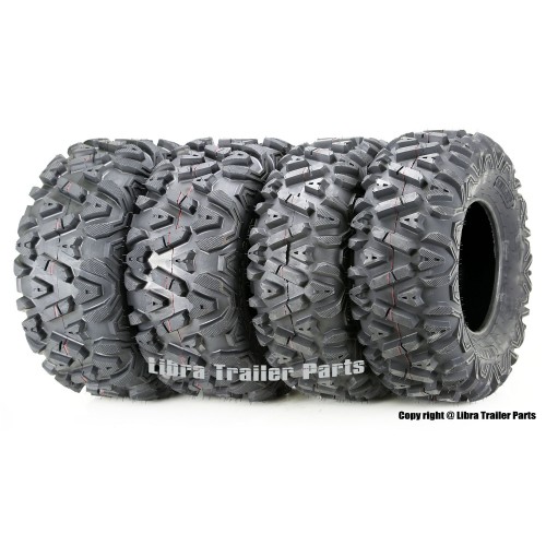 Set of 4 Roadguider Knight ATV/UTV Tires 26x912 Front & 26x1112 Rear 6PR